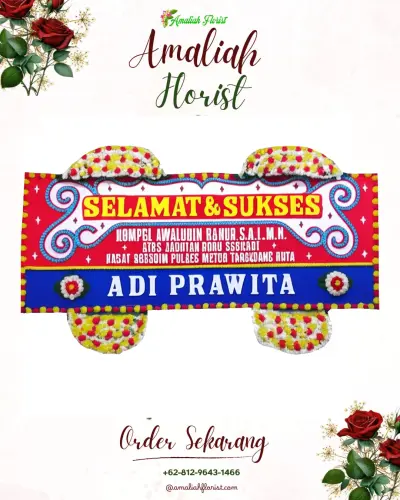 Karangan Bunga Ucapan Selamat di Simojayan