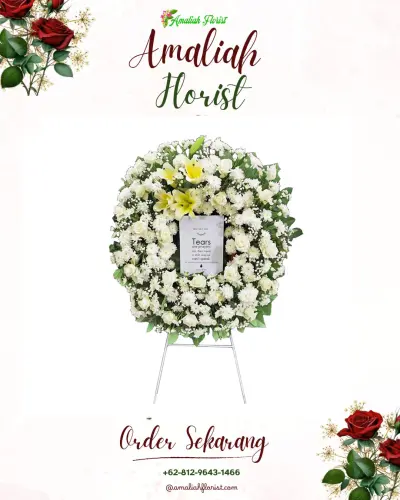 Krans Bunga Duka Cita di Simojayan