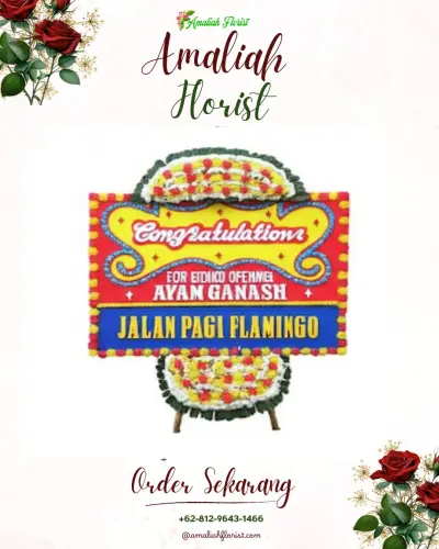 Bunga Papan Congratulation di Simojayan